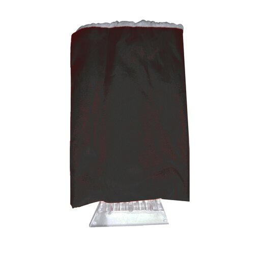 Eisschaber mit Handschuh