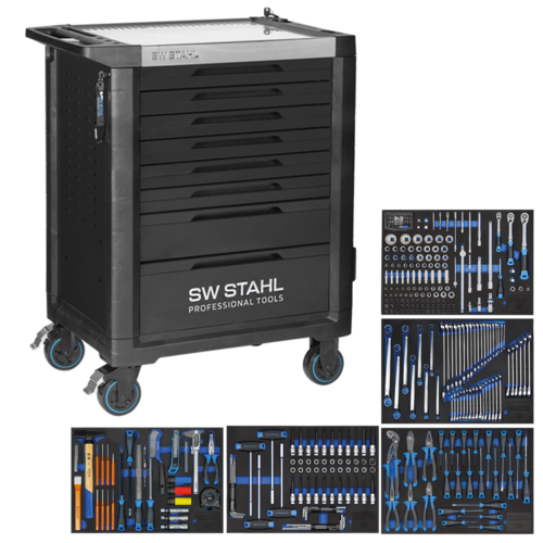 Profi-Werkstattwagen TT801, schwarz