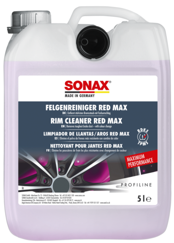 FelgenReiniger Red Max, 5 Ltr.