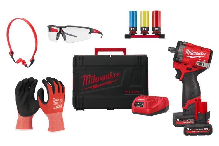 M12 FUEL™ 1/2'' Akku-Schlagschrauber-Set